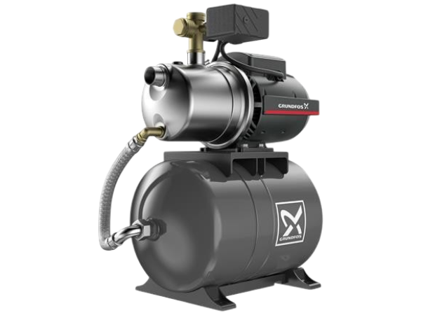 JP 5-48 99594666 selbstsaugendes Hauswasserwerk 60L Grundfos ! Montiert !